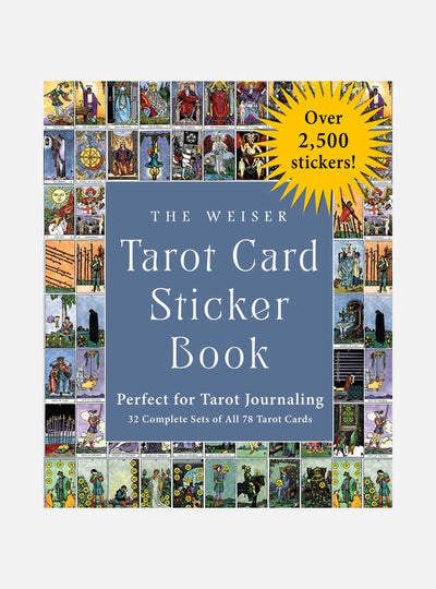 The Weiser Tarot Card Sticker Book: Perfect for Tarot Journaling (32 complete sets of all 78 Tarot cards - over 2500 stickers)