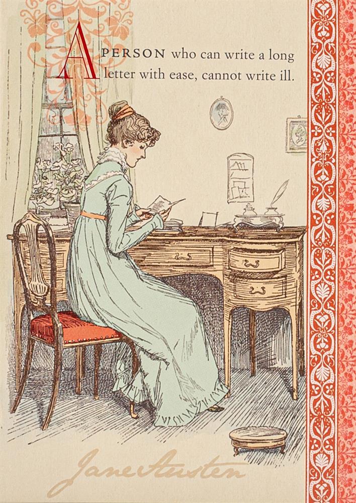 Jane Austen Note Cards - Pride And Prejudice