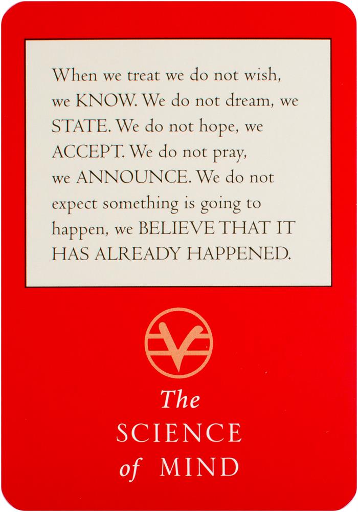The Science of Mind Wisdom Cards