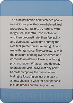 Now Habit Motivation Cards