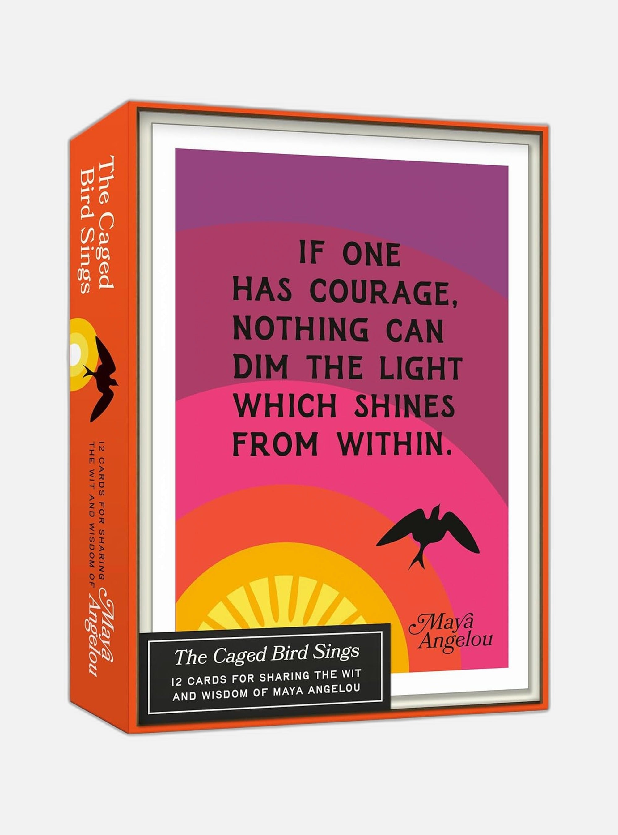 The Caged Bird Sings Note Cards: 12 Cards for Sharing the Wit and Wisdom of Maya Angelou