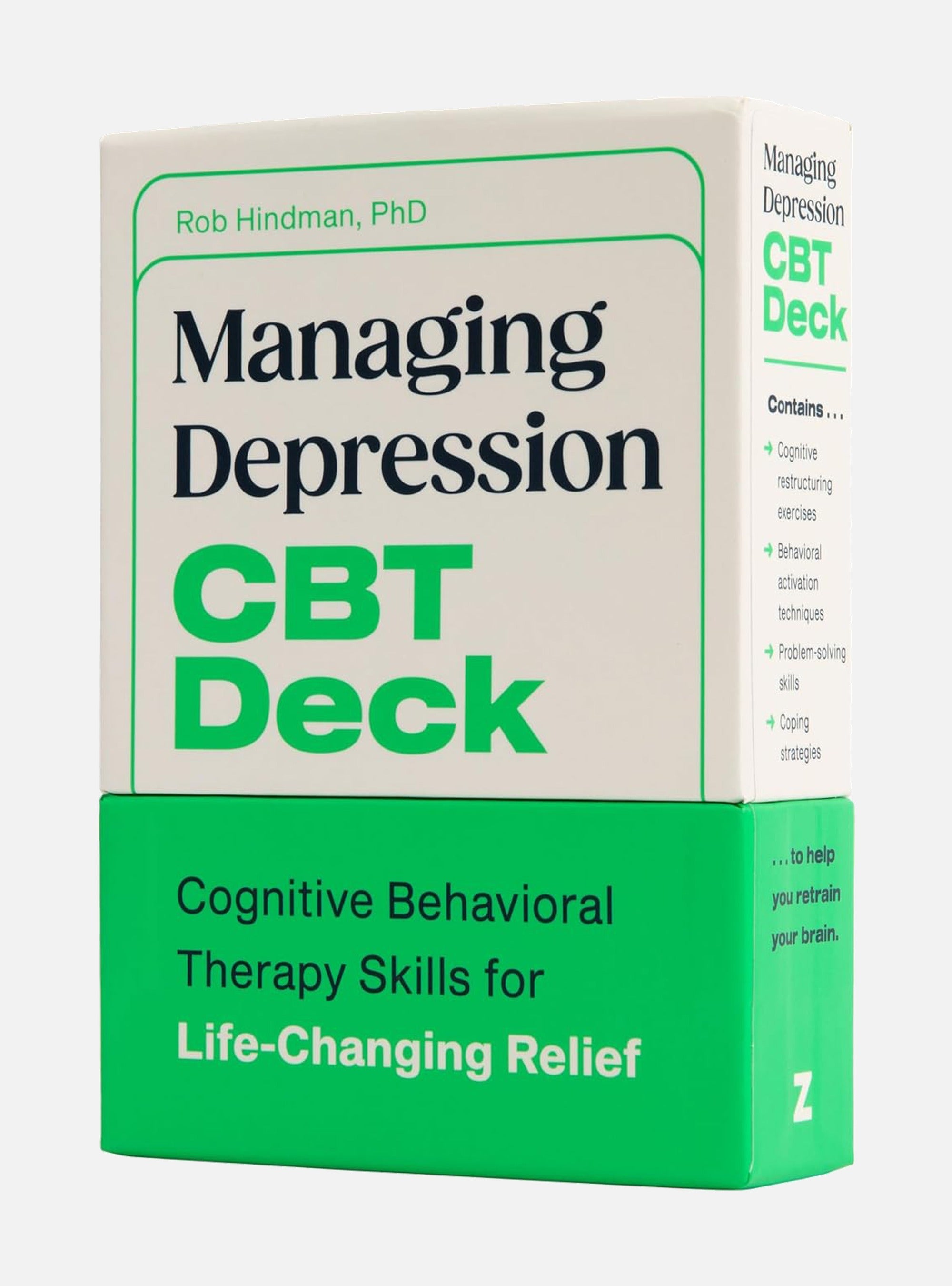 Managing Depression CBT Deck: Cognitive Behavioral Therapy Skills for Life-Changing Relief