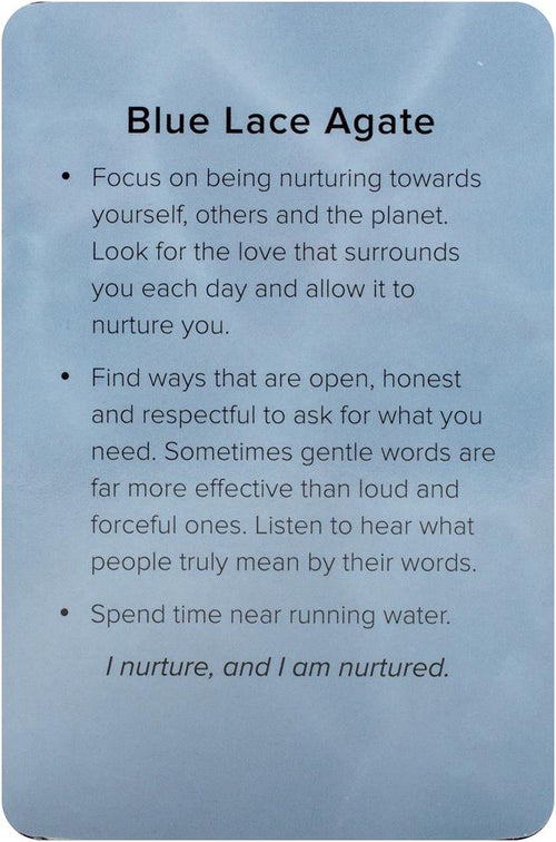 Crystal connections message cards