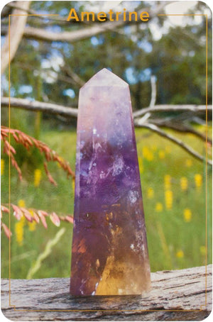 Crystal connections message cards