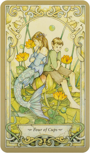 Mystic Faerie Tarot (78-Cards, Book )