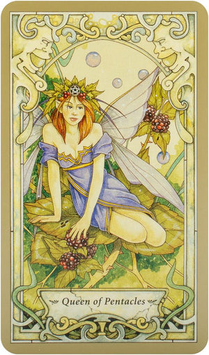 Mystic Faerie Tarot (78-Cards, Book )