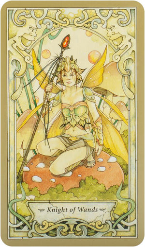 Mystic Faerie Tarot (78-Cards, Book )