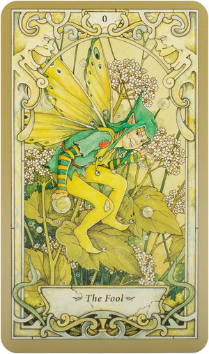 Mystic Faerie Tarot (78-Cards, Book )