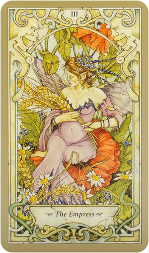 Mystic Faerie Tarot (78-Cards, Book )