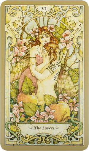 Mystic Faerie Tarot (78-Cards, Book )