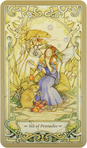 Mystic Faerie Tarot (78-Cards, Book )