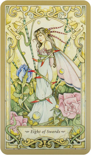 Mystic Faerie Tarot (78-Cards, Book )