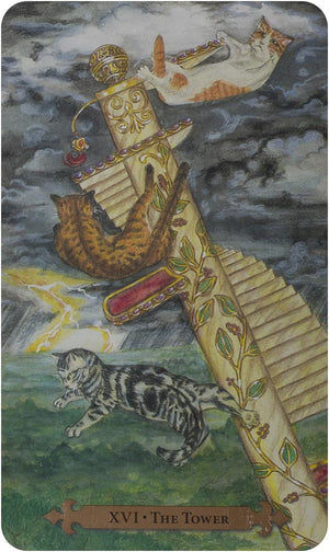 Mystical Cats Tarot (78-card deck & 312-page book)