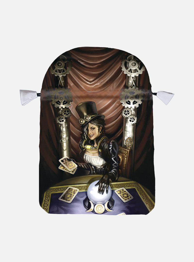 Steampunk High Priestess Satin Tarot Bag