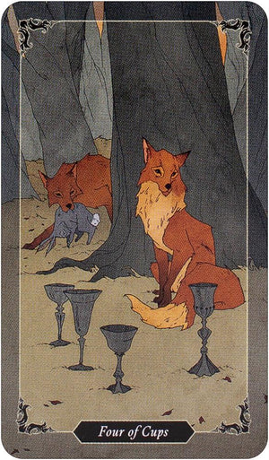 Dark Wood Tarot Mini Deck