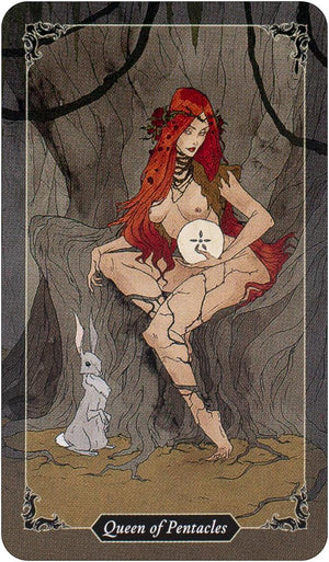 Dark Wood Tarot Mini Deck