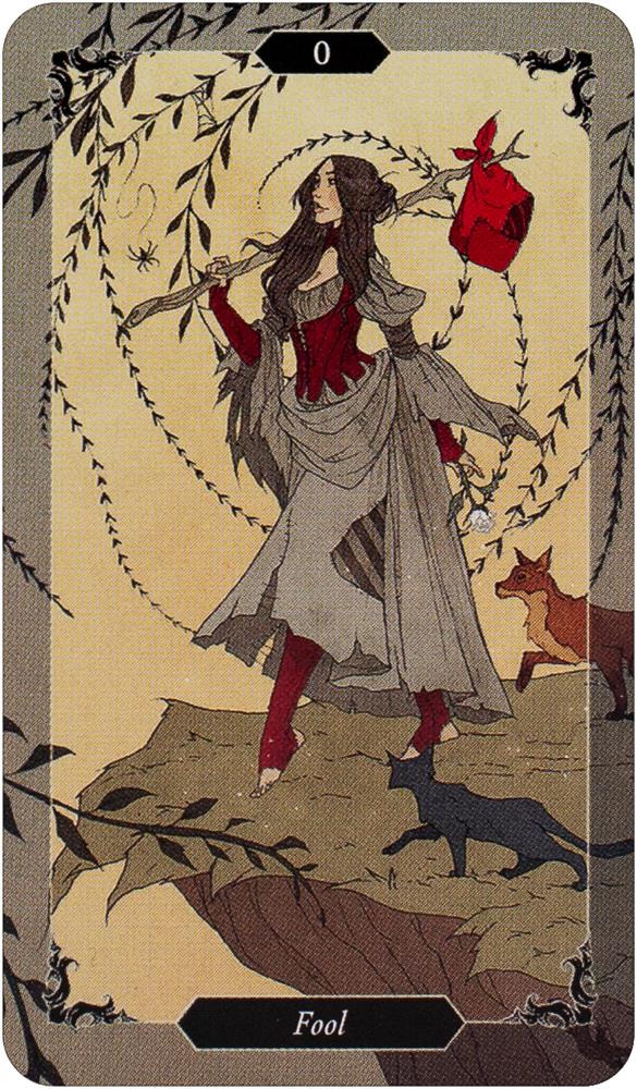 Dark Wood Tarot Mini Deck