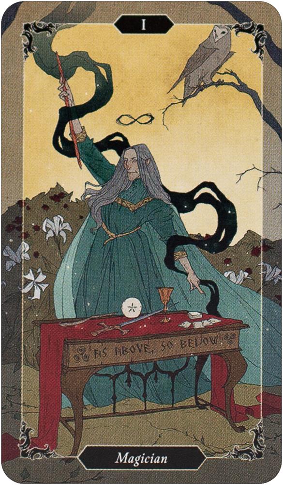 Dark Wood Tarot Mini Deck