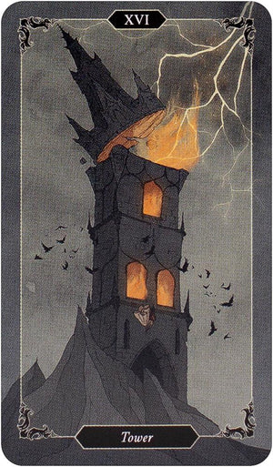 Dark Wood Tarot Mini Deck