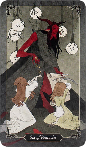 Dark Wood Tarot Mini Deck