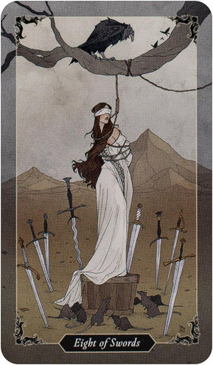 Dark Wood Tarot Mini Deck