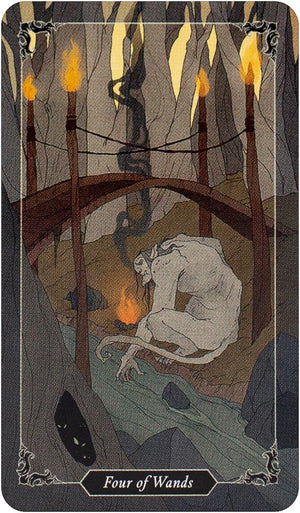 Dark Wood Tarot Mini Deck