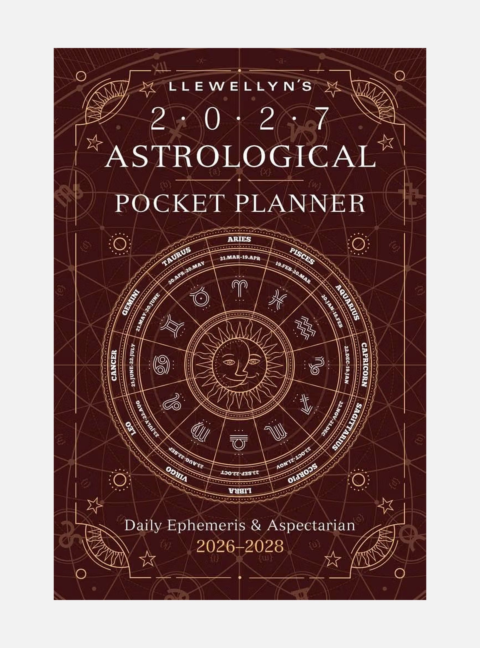 Llewellyn's 2027 Astrological Pocket Planner: Daily Ephemeris & Aspectarian 2026-2028