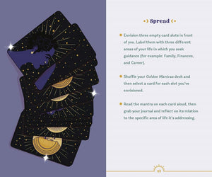 Golden Mantras: Affirmation Deck and Guidebook