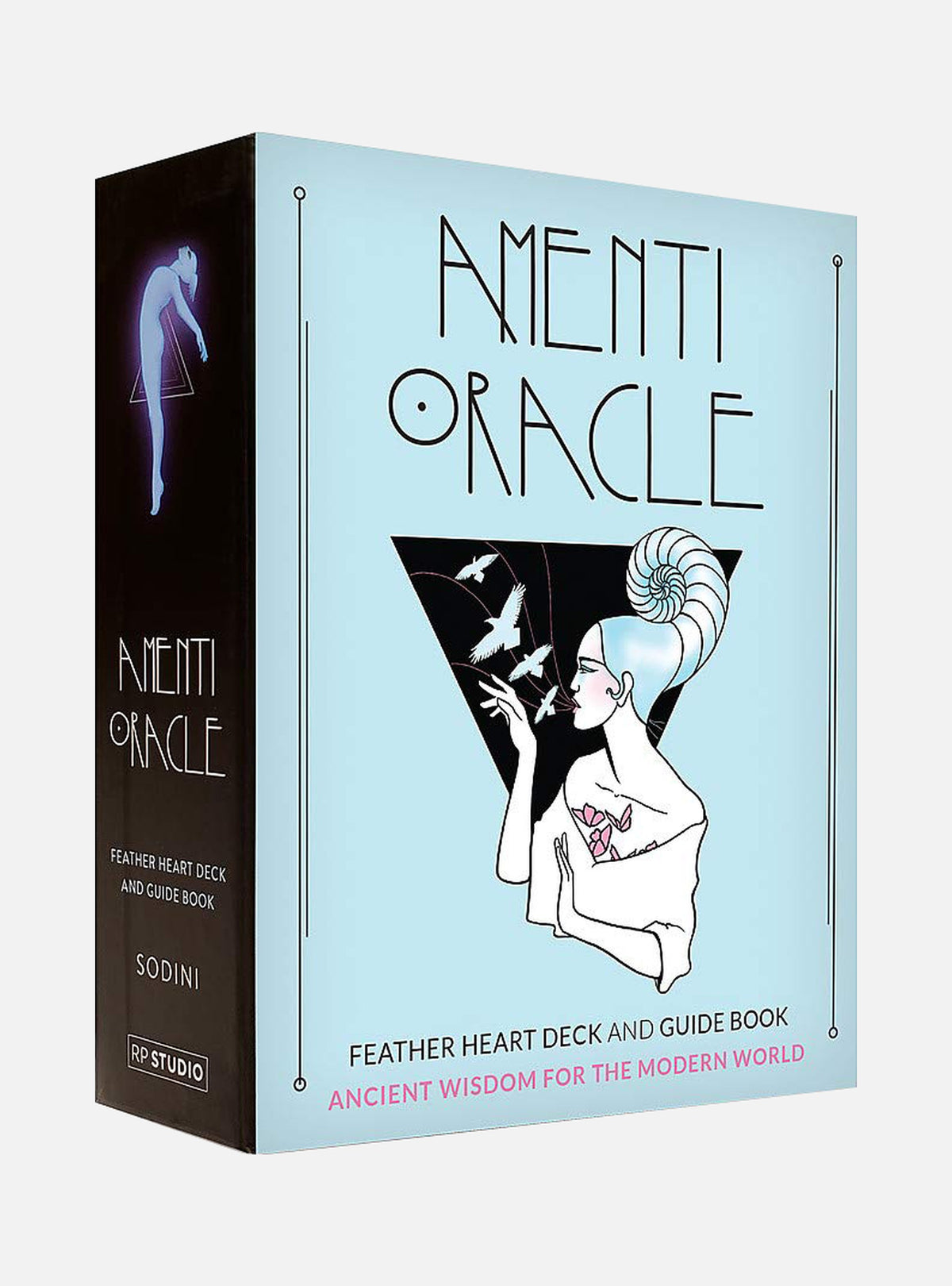 Amenti Oracle Feather Heart Deck and Guidebook