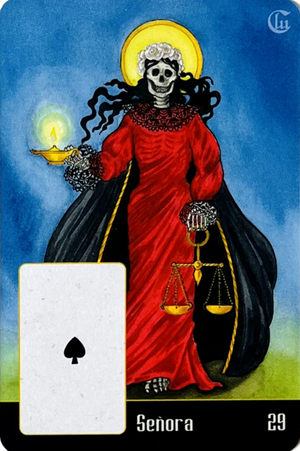 La Santa Muerte Lenormand