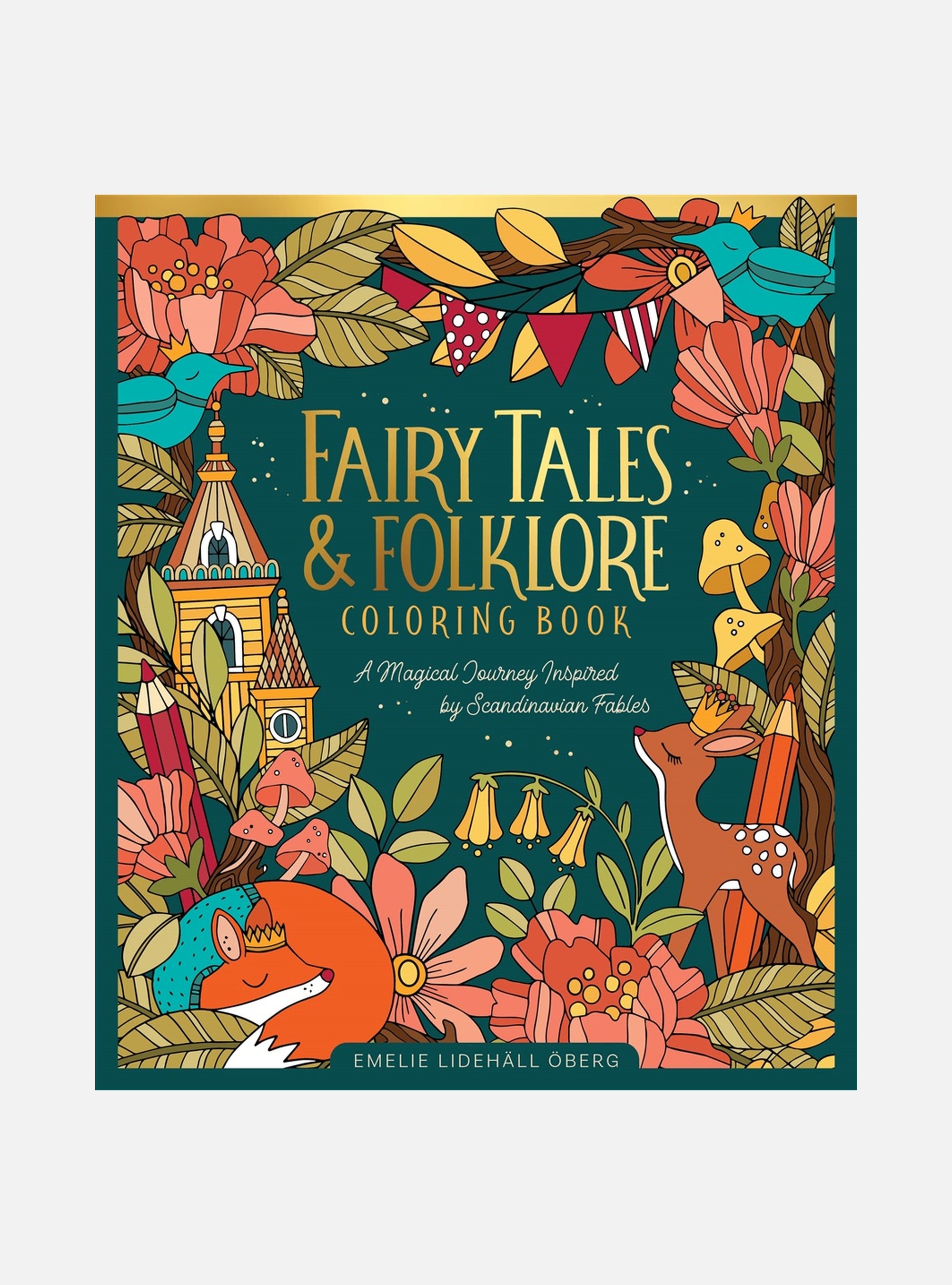 Fairy Tales & Folklore Coloring Book: A Magical Journey Inspired by Scandinavian Fables