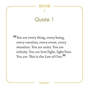 The Law of One Contemplation Deck