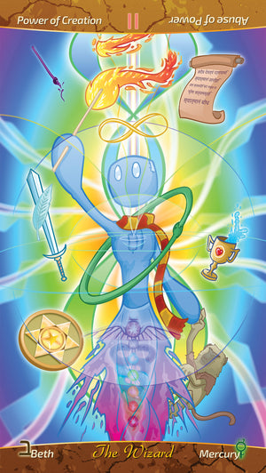 Patch Tarot: The Spirit Science Deck (Tarot Kit Box Set with 78 Cards and Guide Book)