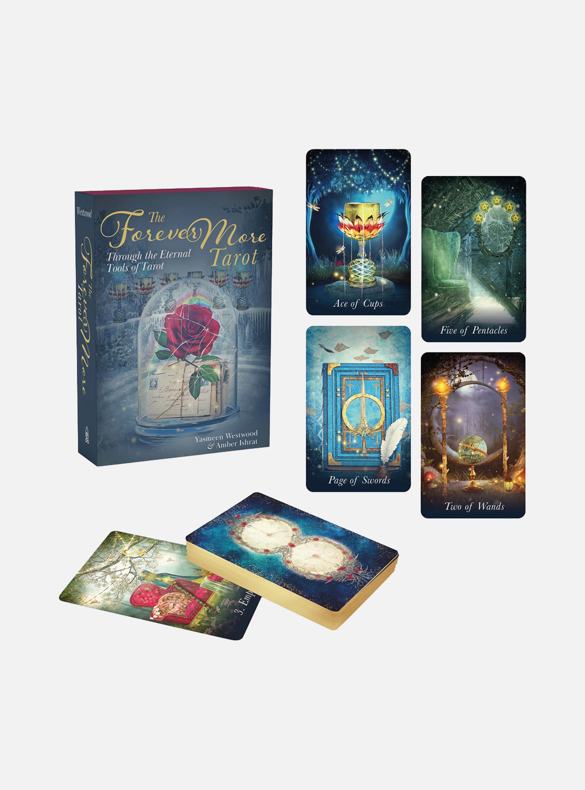 The ForeverMore Tarot: Through the Eternal Tools of Tarot (Tarot Deck and Guide Book, Box Set)