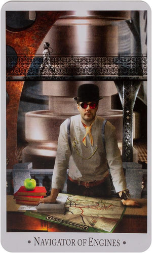 STEAMPUNK TAROT: Wisdom From The Gods Of The Machine (78-card deck & book)