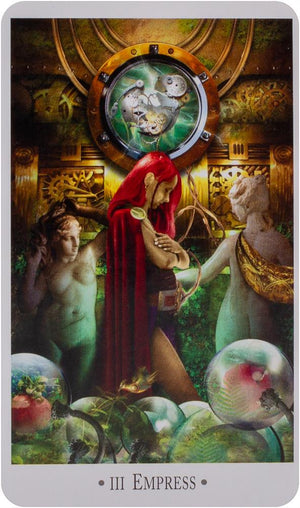 STEAMPUNK TAROT: Wisdom From The Gods Of The Machine (78-card deck & book)