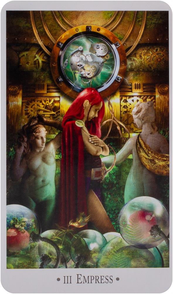 STEAMPUNK TAROT: Wisdom From The Gods Of The Machine (78-card deck & book)