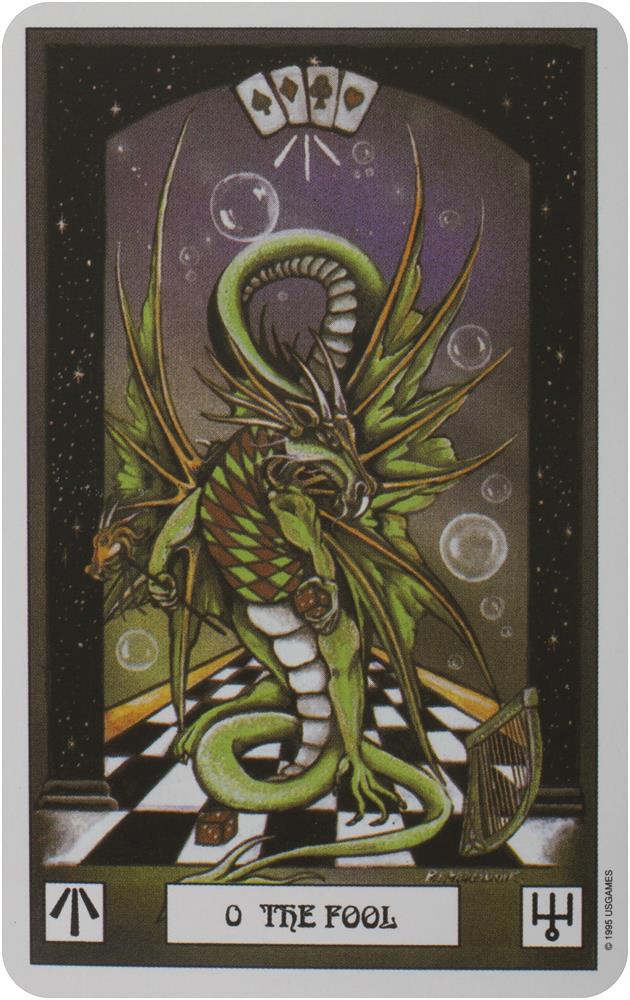 Dragon Tarot Deck (78 Card Deck; 2-3/4' X 4-3/8') (Illustrat