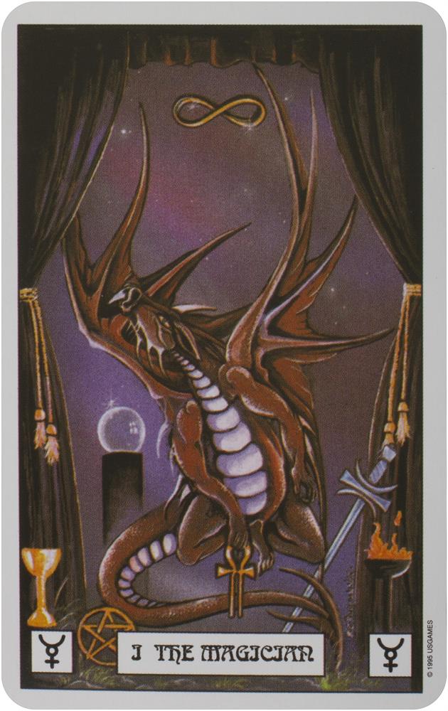 Dragon Tarot Deck (78 Card Deck; 2-3/4' X 4-3/8') (Illustrat