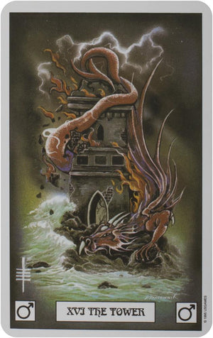 Dragon Tarot Deck (78 Card Deck; 2-3/4' X 4-3/8') (Illustrat