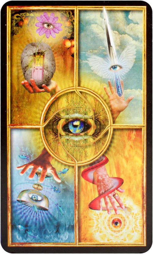Cosmic Tribe Tarot (Book With 90 B&W Illustrations; 80 Card,