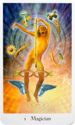 Cosmic Tribe Tarot (Book With 90 B&W Illustrations; 80 Card,