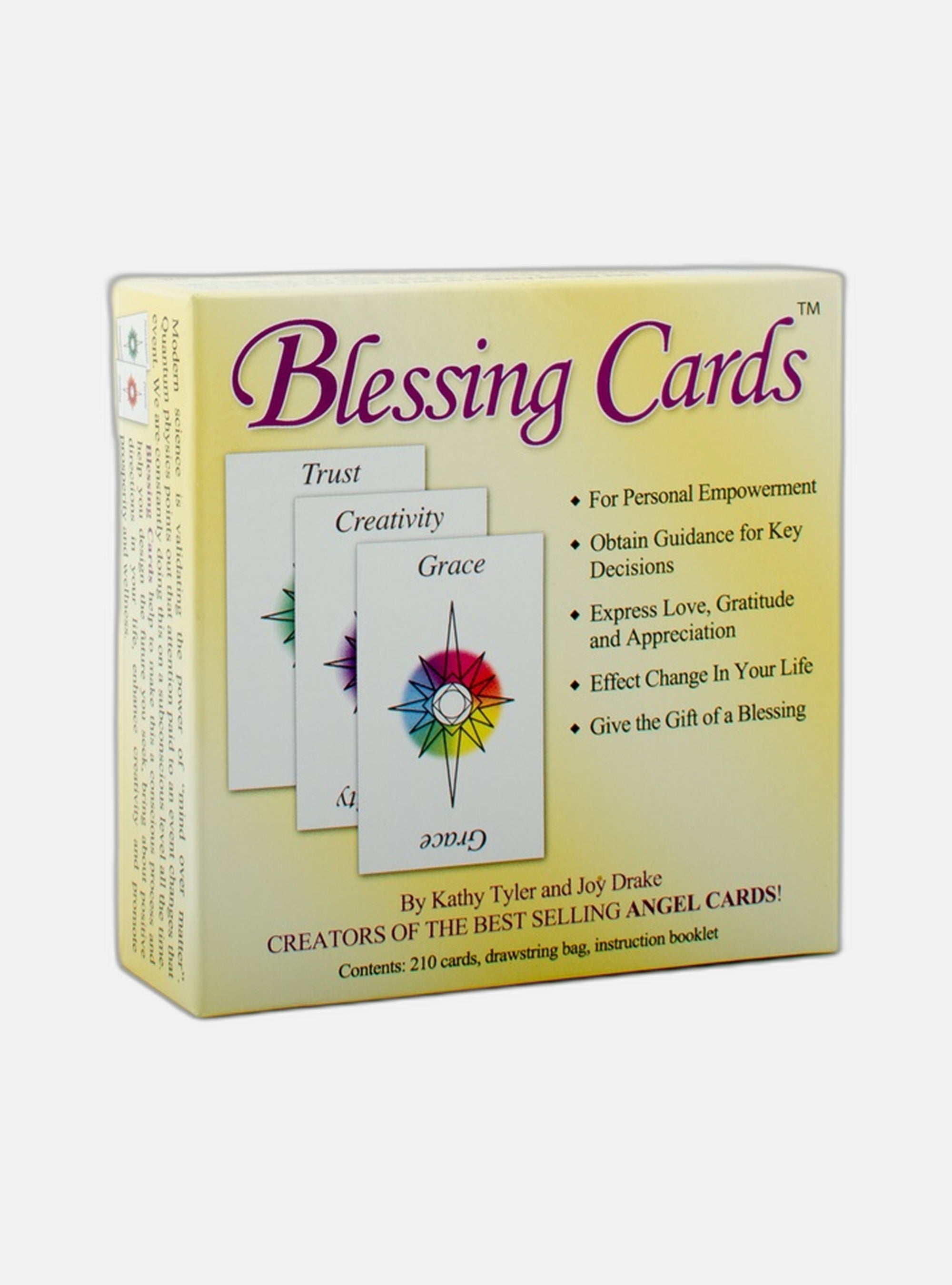 Blessing Cards: Communicate Your Love, Gratitude And Caring (210 Cards; Comes With Organdy Drawstrin
