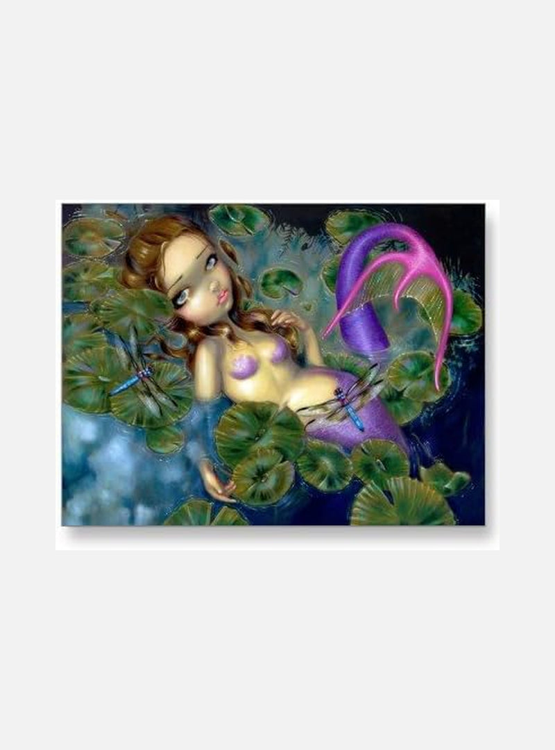 Dragonfly Mermaid Mouse Mat