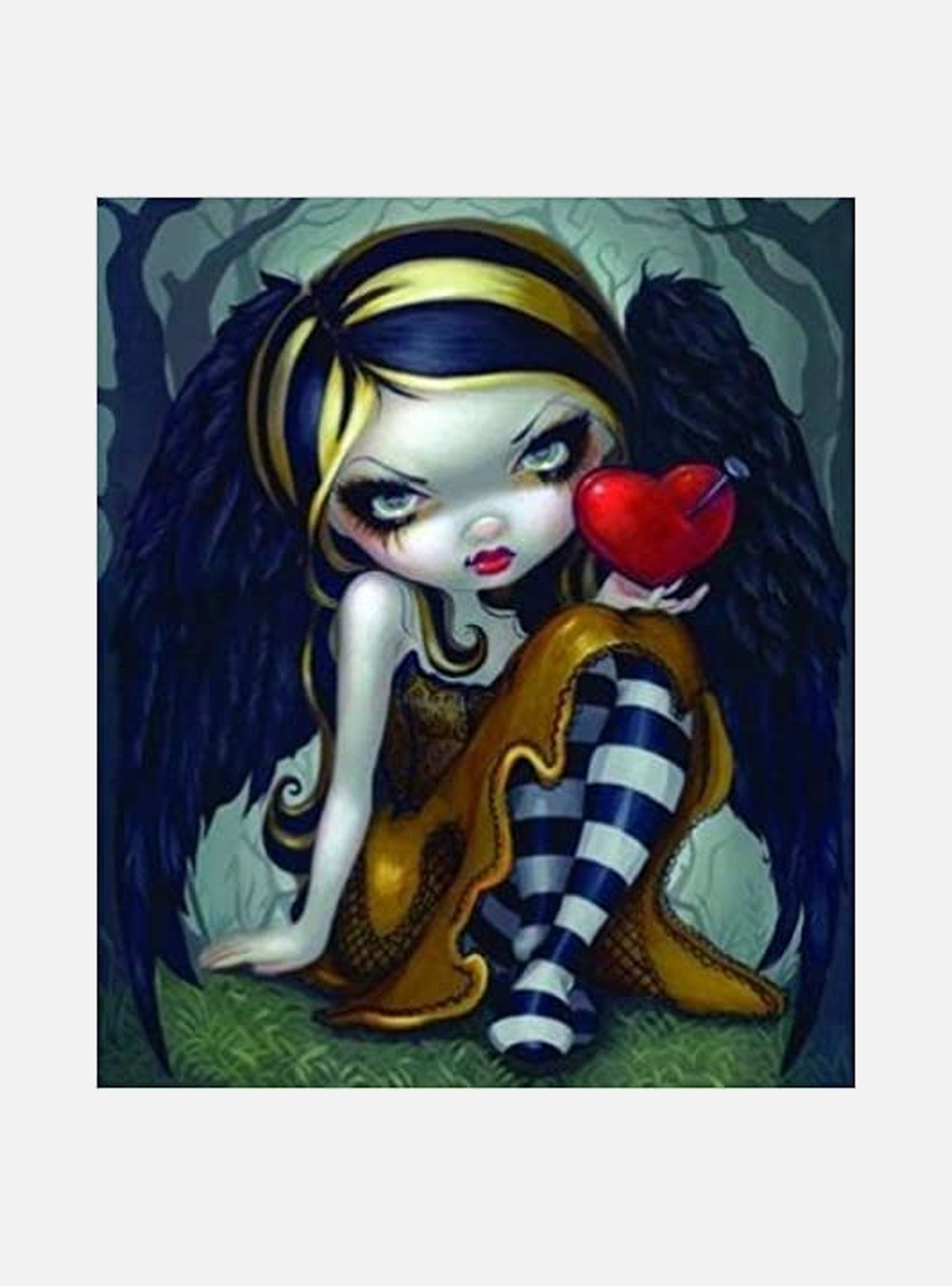 Heart Of Nails Mouse Mat