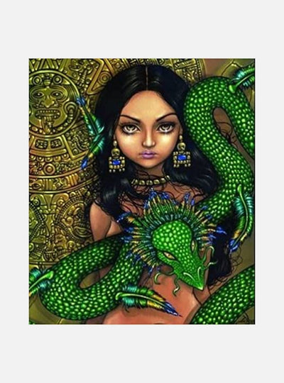 Priestess Of Quetzalcoatl Mouse Mat