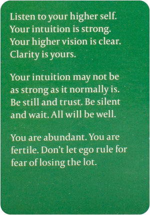 Nature's Wisdom Message Cards : 70 Affirmation Cards with Instructions for Use