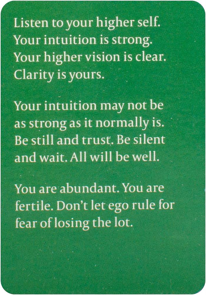 Nature's Wisdom Message Cards : 70 Affirmation Cards with Instructions for Use