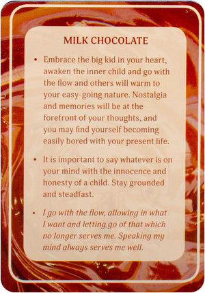 Chocolate Lover's Message Cards : 70 Affirmation Cards with Instructions