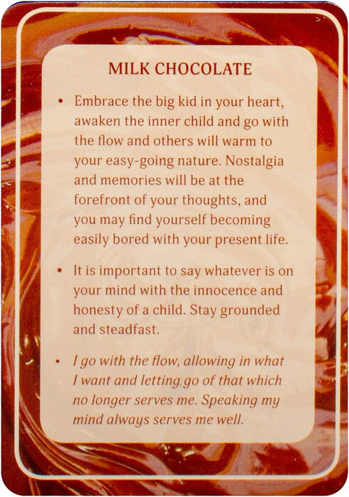 Chocolate Lover's Message Cards : 70 Affirmation Cards with Instructions